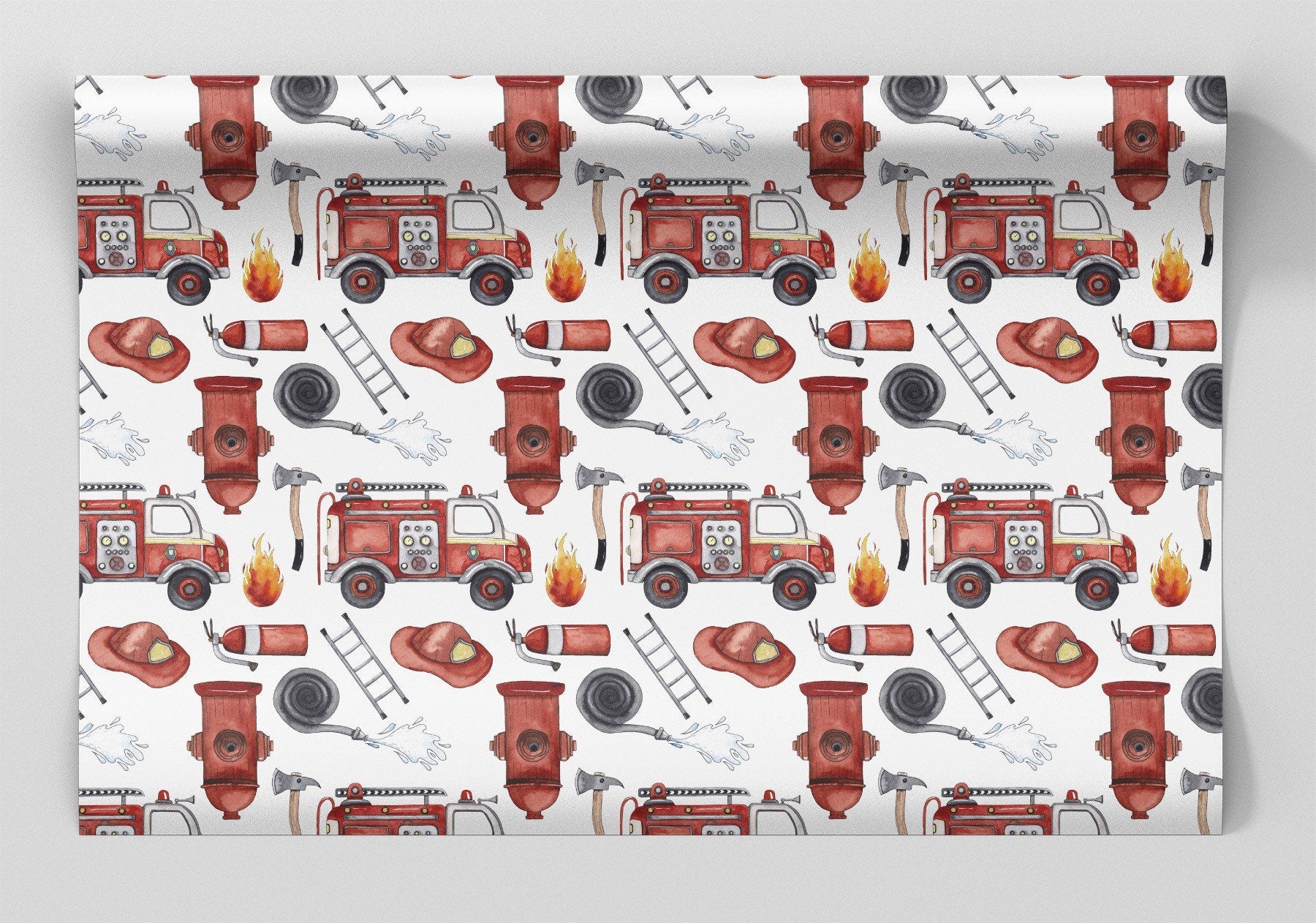 Firefighter Wrapping Paper Alexander&#39;s 