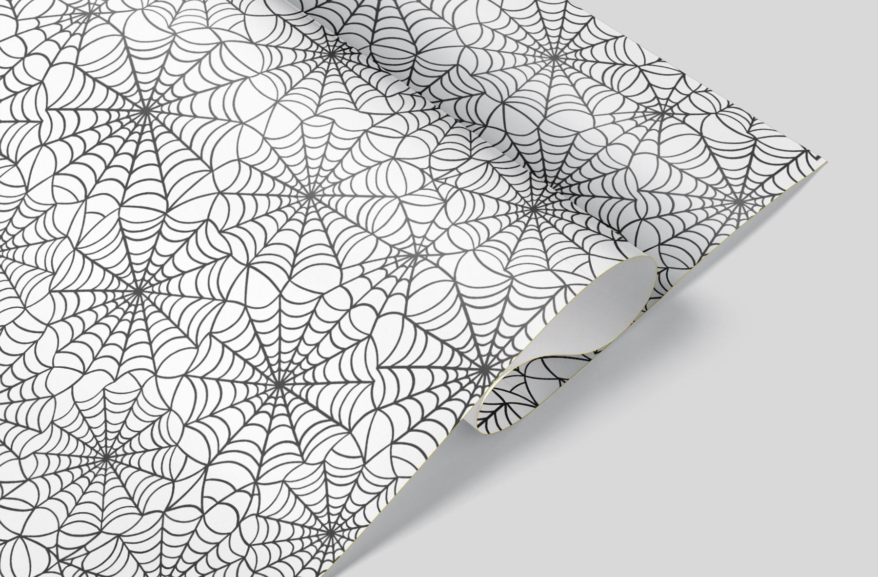 Giant Spider Webs Wrapping Paper Alexander's 