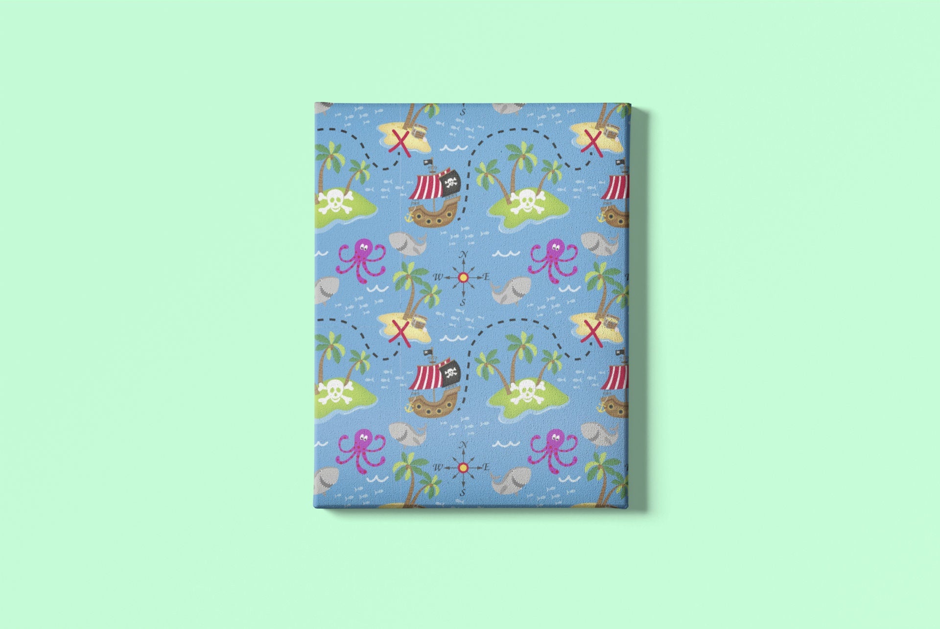 Pirate Island Wrapping Paper Alexander's 