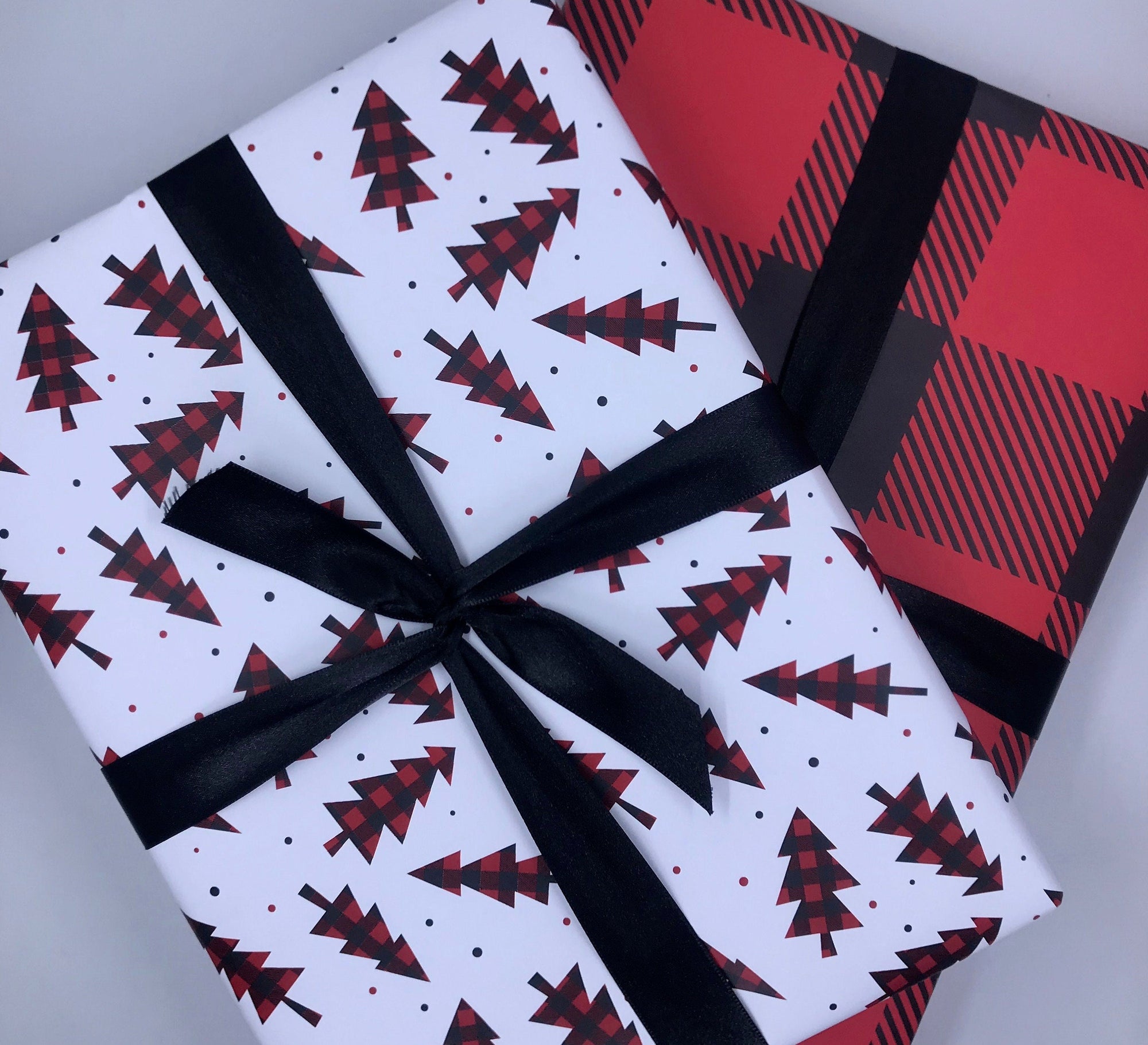 Red Buffalo Plaid Wrapping Paper Alexander&#39;s 
