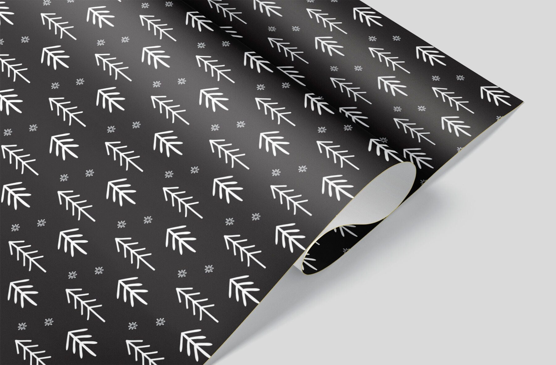 Snow Capped Trees Wrapping Paper Alexander&#39;s 