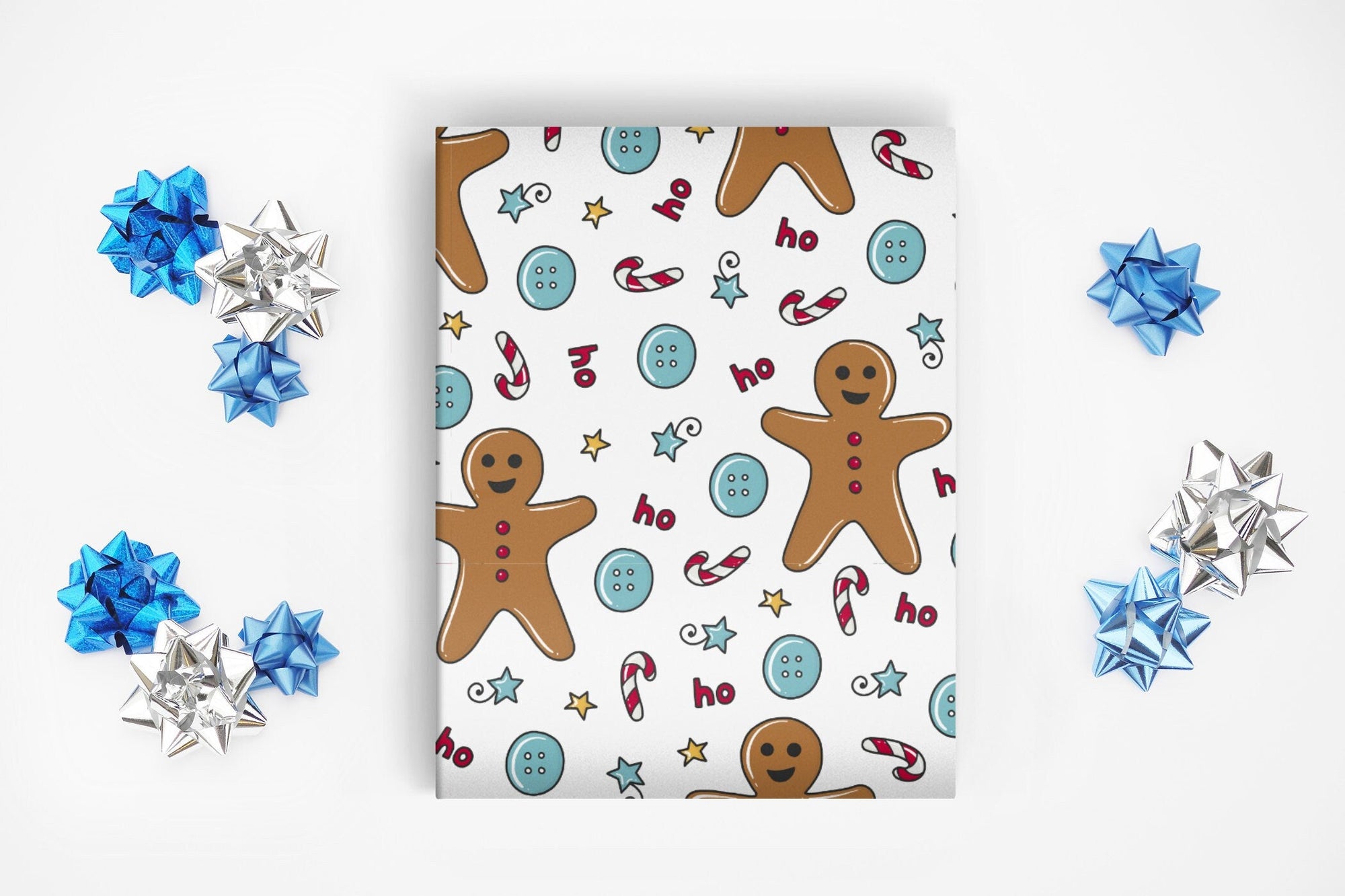 The Gingerbread Man Wrapping Paper Alexander&#39;s 
