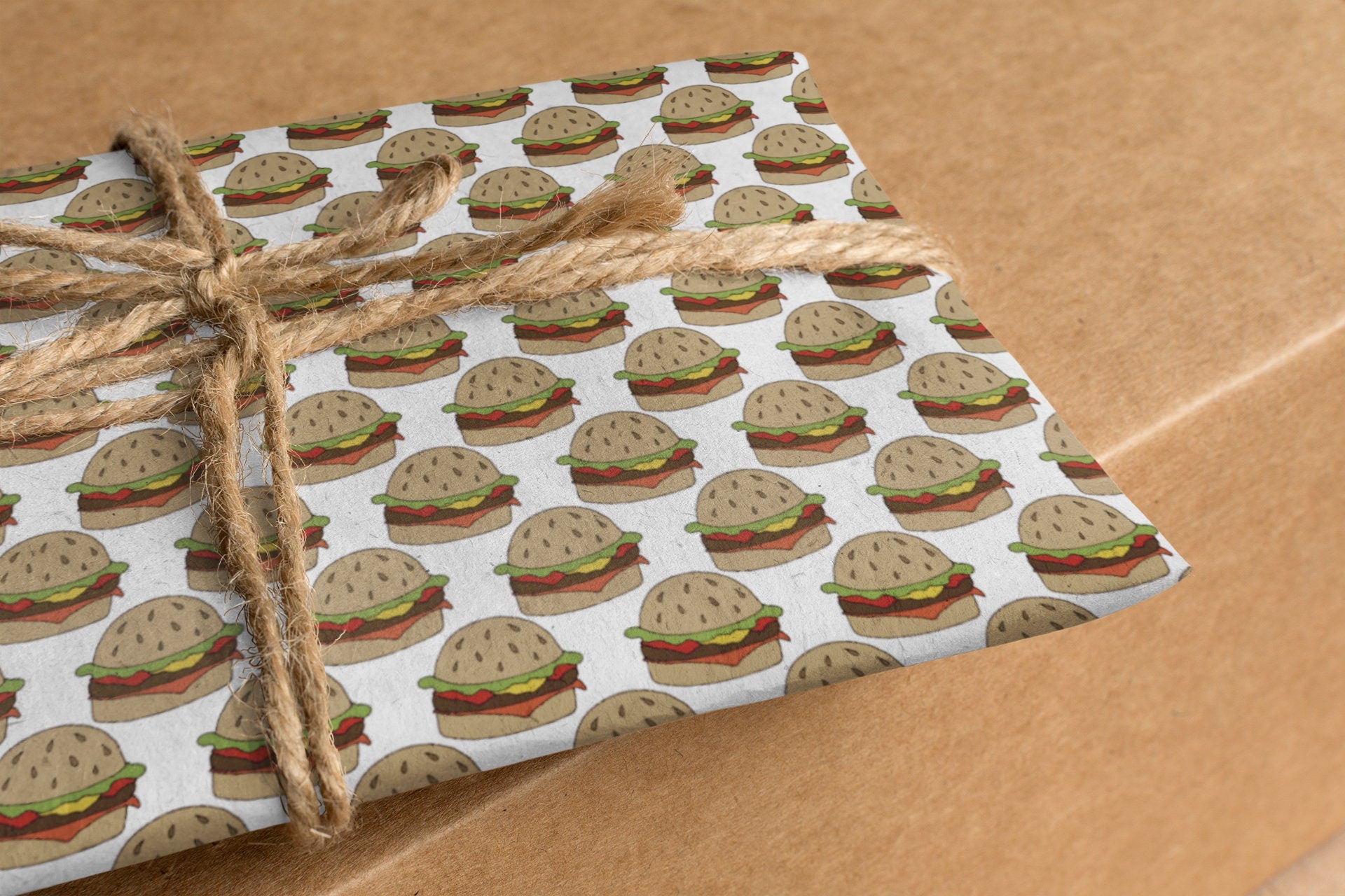 We Love Cheeseburgers Wrapping Paper Alexander's 