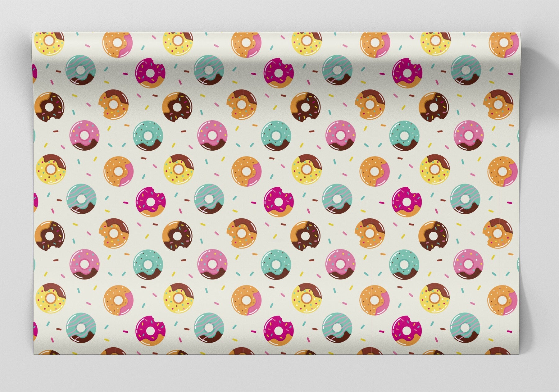We Love Donuts Wrapping Paper Alexander&#39;s 
