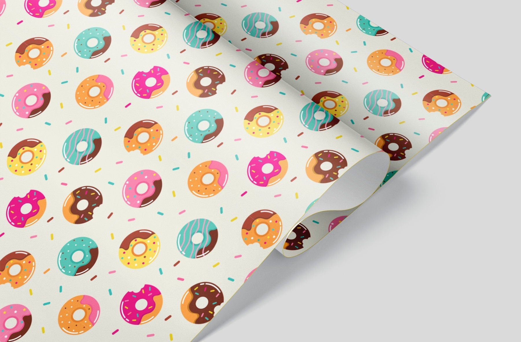 We Love Donuts Wrapping Paper Alexander&#39;s 