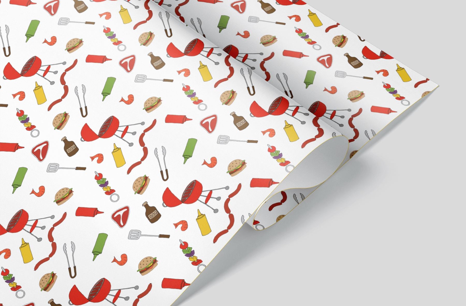 We Love Grilling Wrapping Paper Alexander&#39;s 
