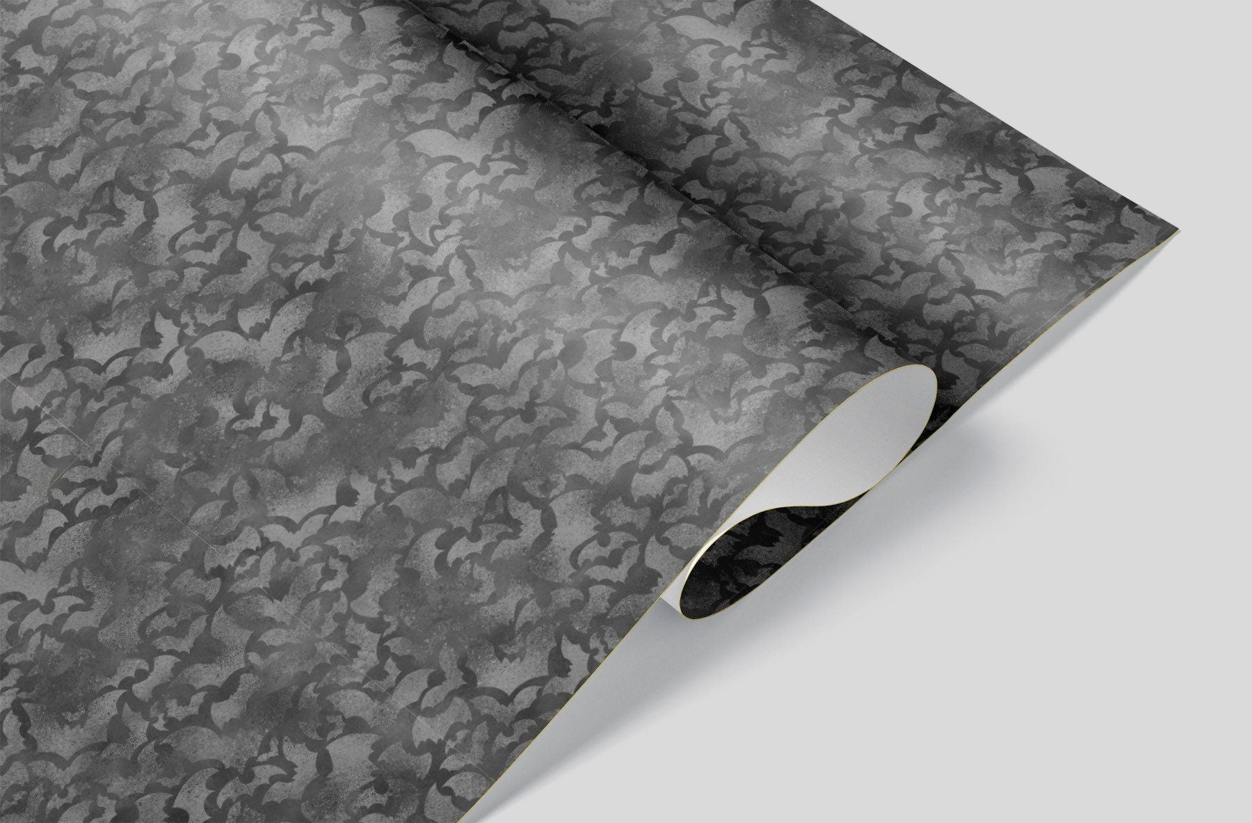 Black Bats Wrapping Paper Alexander&#39;s 