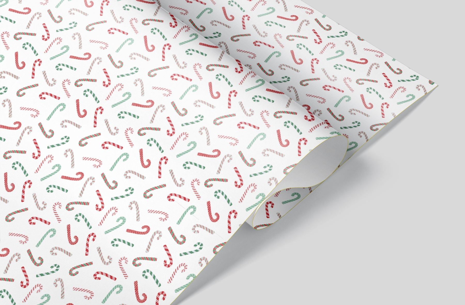Candy Canes Wrapping Paper Alexander&#39;s 
