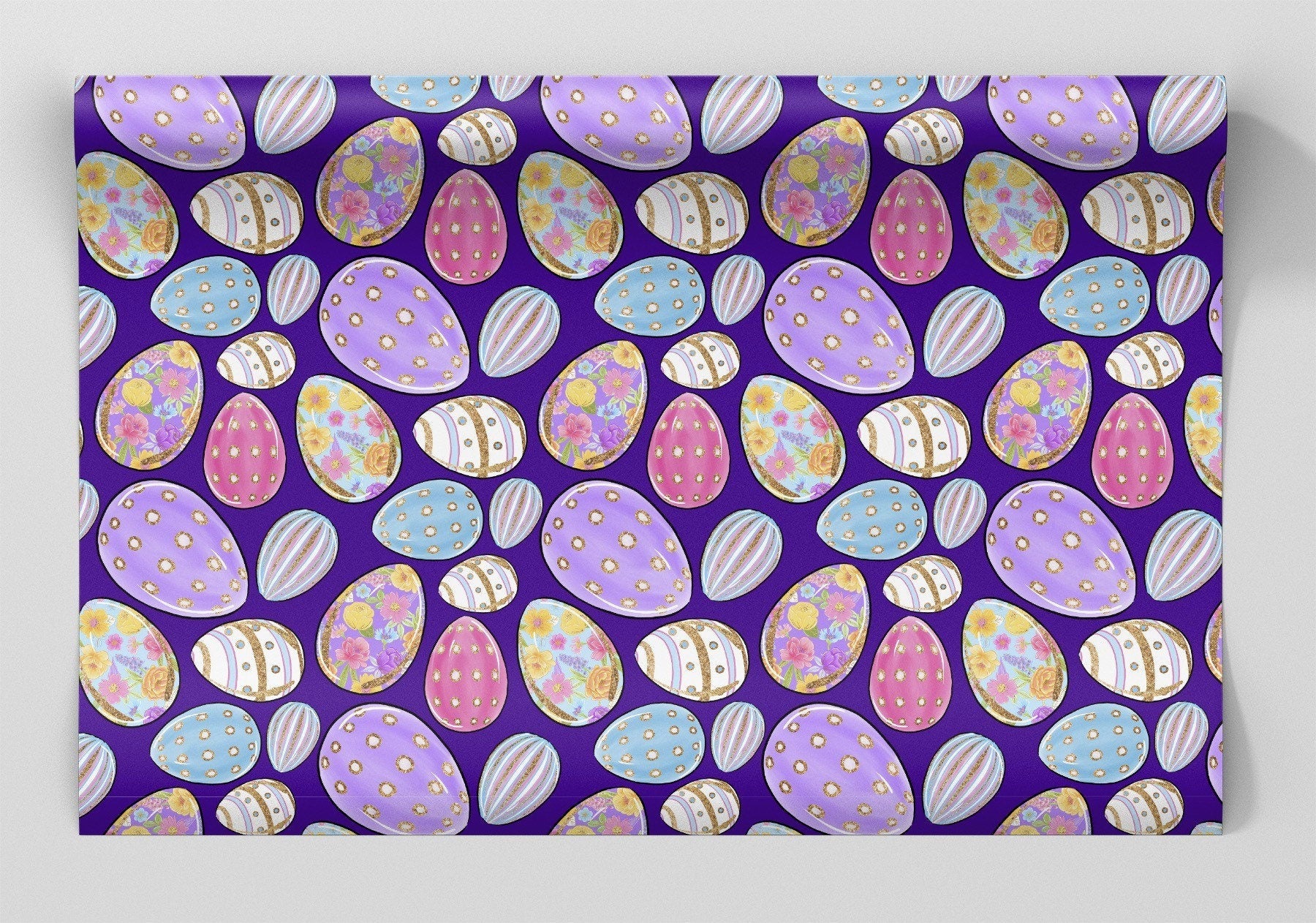 Easter Eggs On Purple Alexander&#39;s 