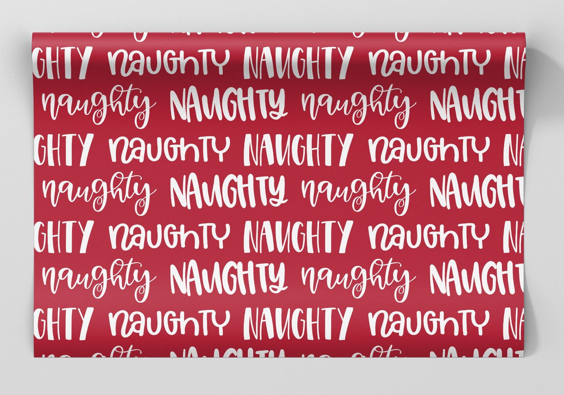 Extra Naughty List Wrapping Paper Alexander&#39;s 