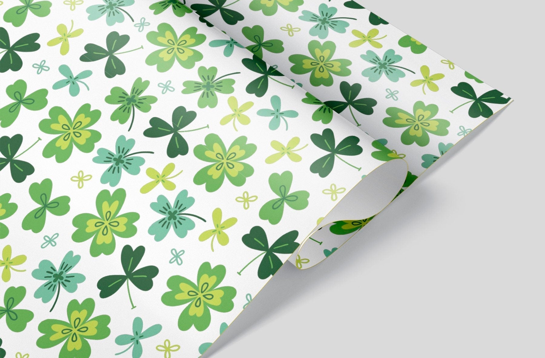 Four-Leaf Clover Wrapping Paper Alexander&#39;s 