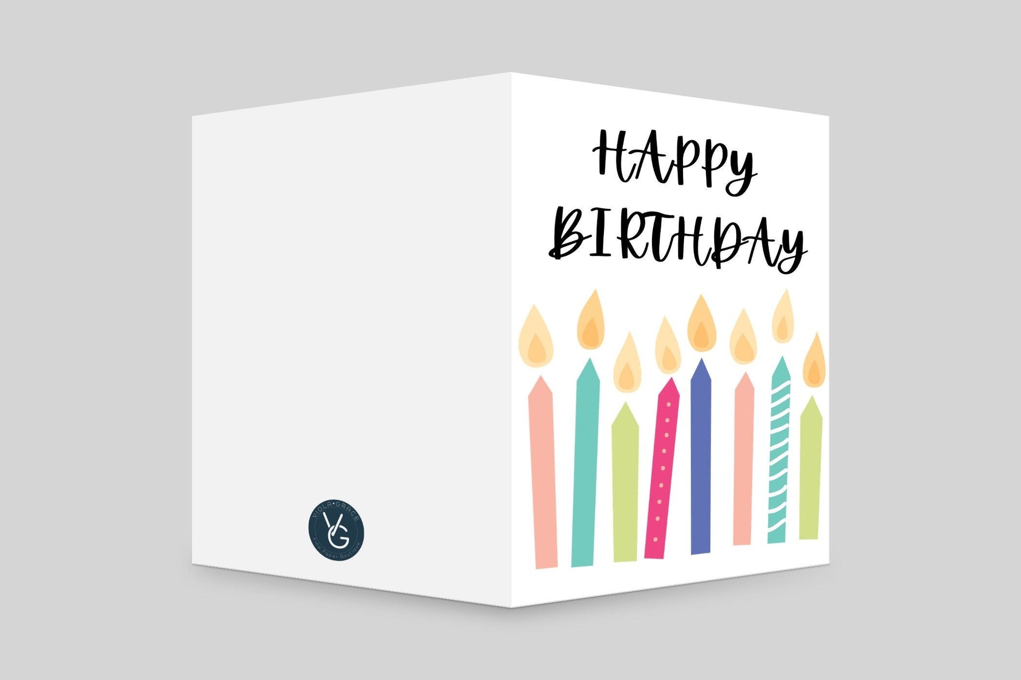 Happy Birthday Greeting Card Violagrace-174 