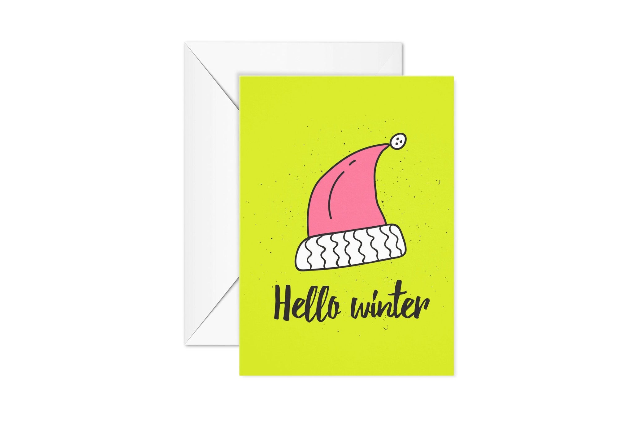 Hello Winter Greeting Card Violagrace-174 