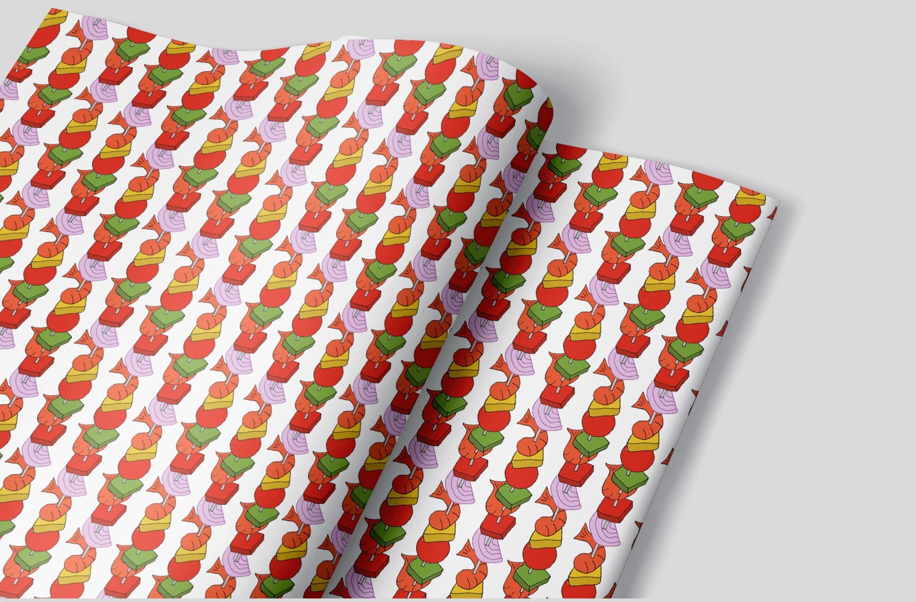 Kabobs Wrapping Paper Alexander&#39;s 