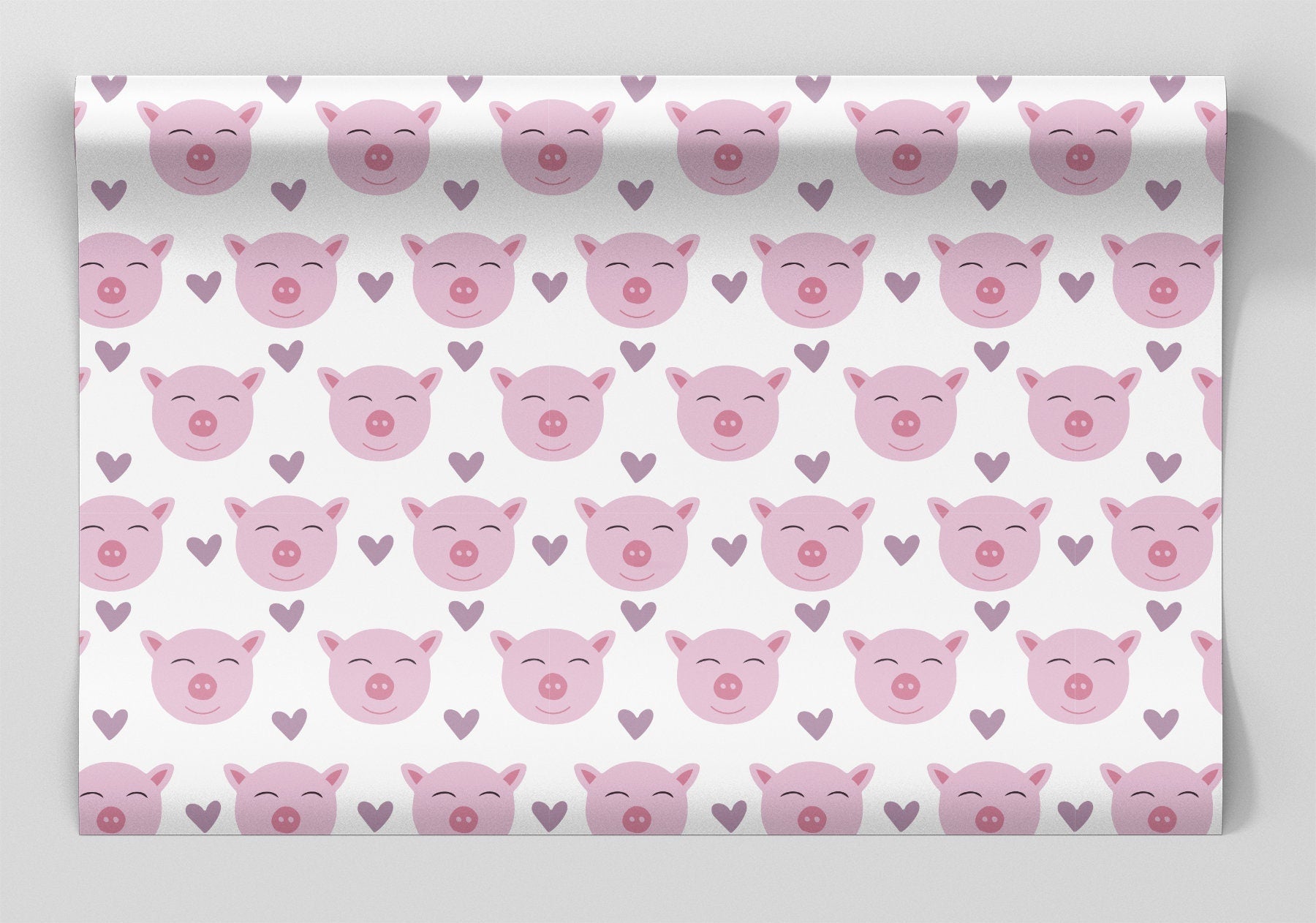 Pink Pig Wrapping Paper Alexander's 