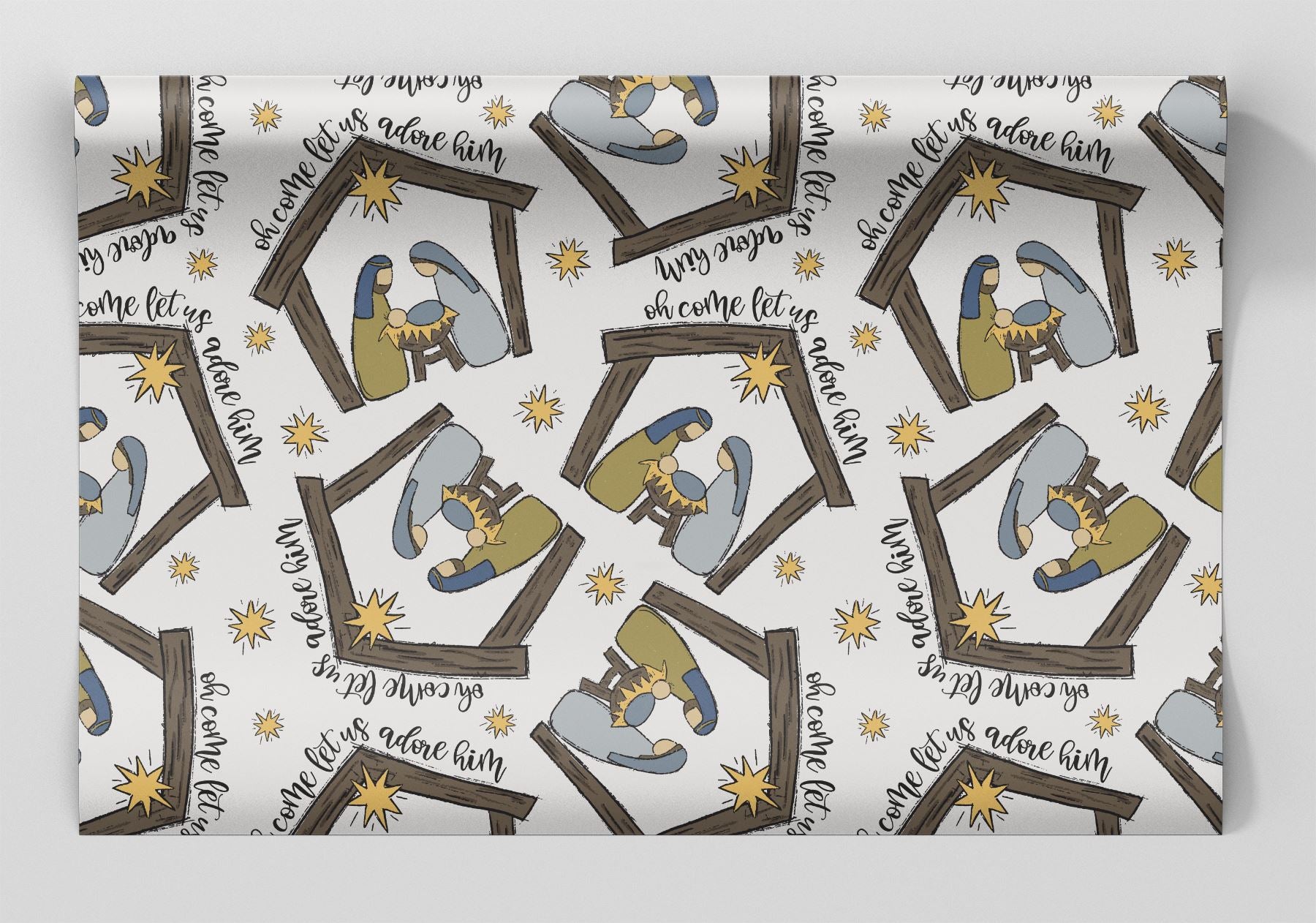 The Nativity Wrapping Paper Alexander&#39;s 