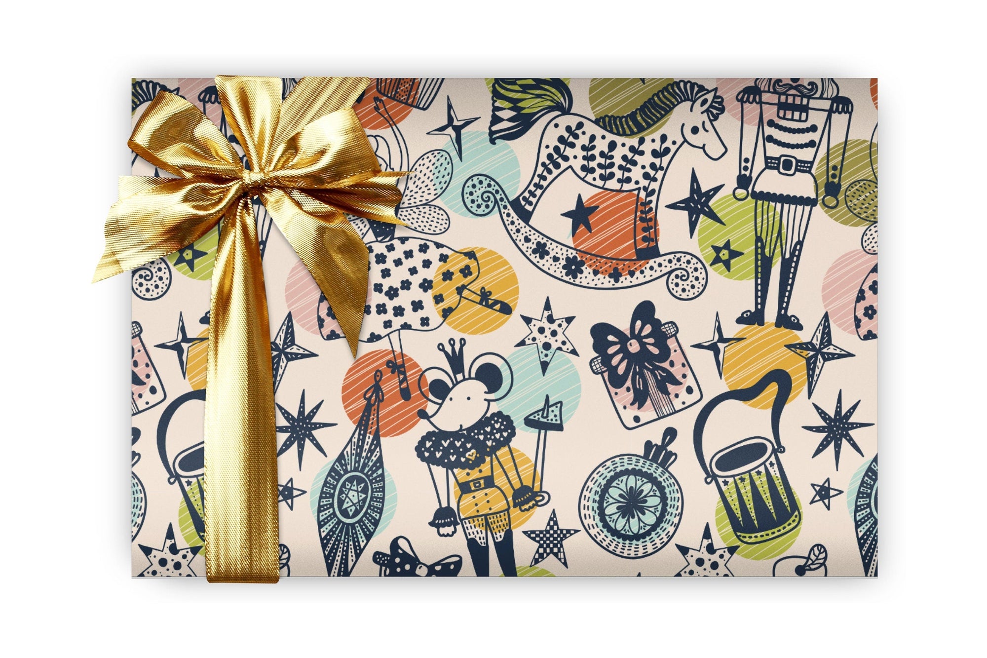 The Nutcracker on Creme Wrapping Paper Alexander&#39;s 